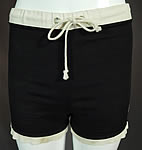 Vintage Catalina Surfers California Sportswear Mens Black White Swim Trunks Shorts
