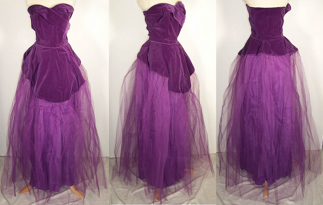 dark purple colour dress