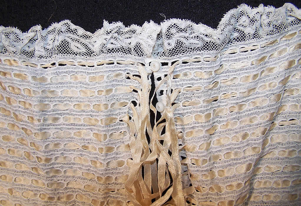 Vintage Lace Brassiere Bra Tap Panties Lingerie Lot close-up view.