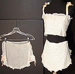 Vintage Lace Brassiere Bra Tap Panties Lingerie Lot