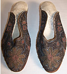 Ottoman Turkish Gold Embroidey Slippers Shoes