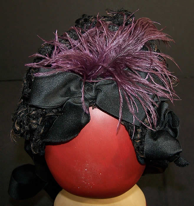 Victorian Mourning Bonnet 