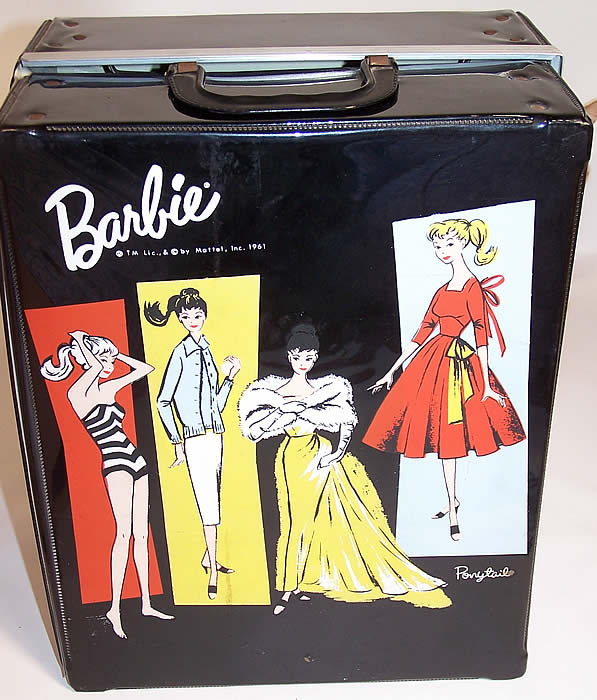 barbie doll case ponytail 1961