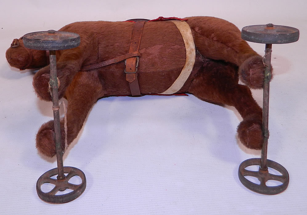 steiff horse on wheels