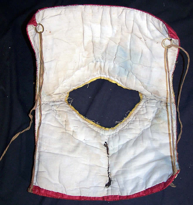 Antique German Bavarian Folk Costume Bodice Top Close up.