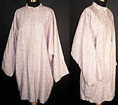 Antique Pink Purple Floral Crewel Work Embroidery Coat 