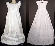 Victorian Ayrshire Whitework Christening Gown Dress