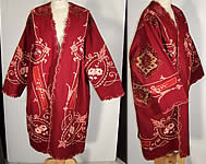 The Gallery of Wearable Art Burgundy Wool Embroidered Coat