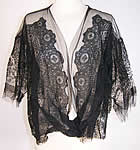 Edwardian Antique Black Chantilly Lace Blouse Jacket