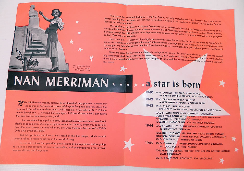 Nan Merriman Opera Singer Vintage Black Lace Silver Glitter Soutache Evening Gown
This opulent opera gown was custom made and worn by the famous mezzo-soprano singer Nan Merriman for her live performances (see provenance with play bill info below which is not included with gown). 