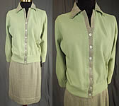 Vintage Bryant of Scotland Cashmere Cardigan Sweater Suit Tweed Skirt NWT
